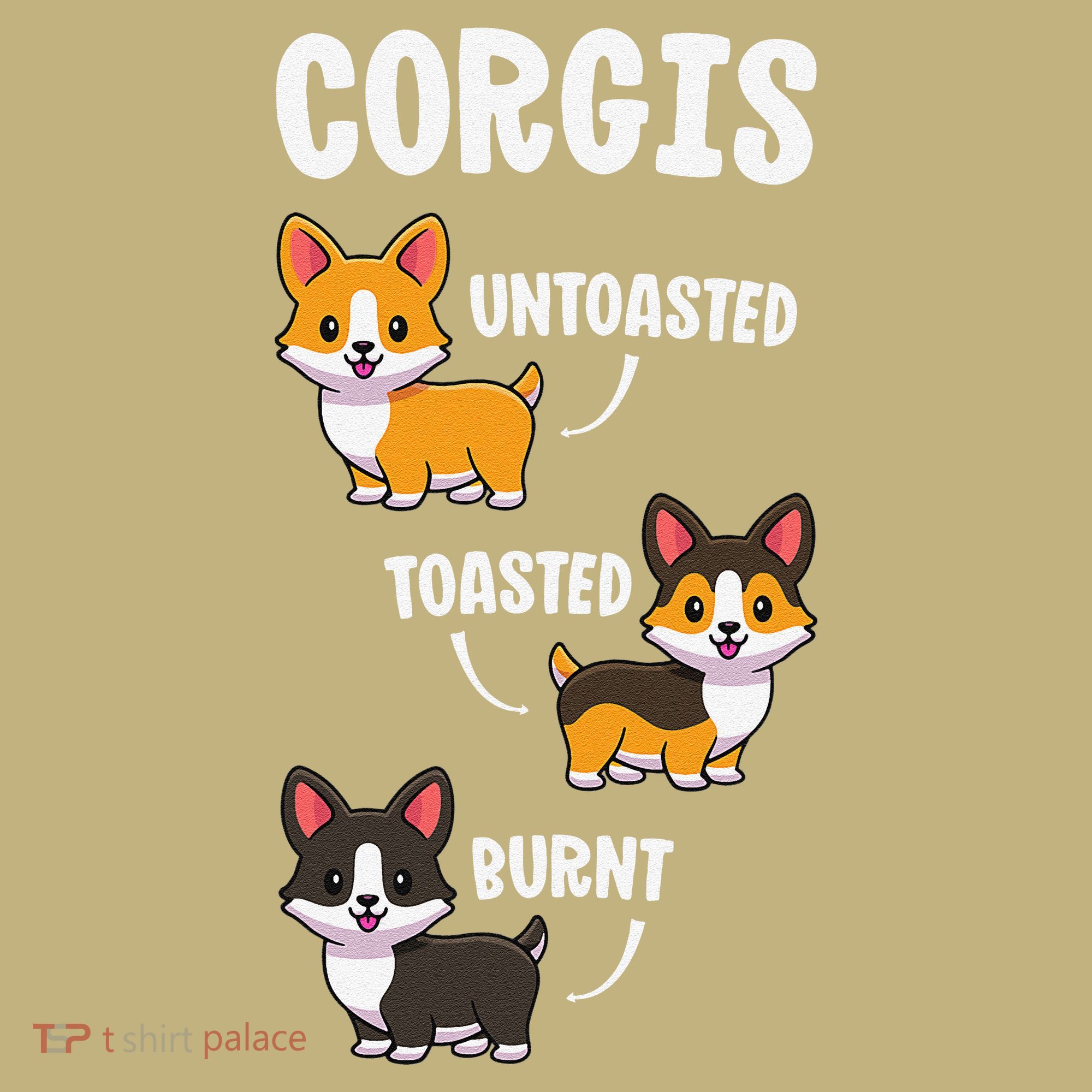Corgi Funny Dog Lovers Gift Untoasted Toasted Burnt Mousepad