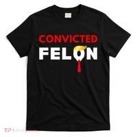 Convicted Felon Donald Trump Guilty Lock Him Up Trump Prison T-Shirt thumb 0