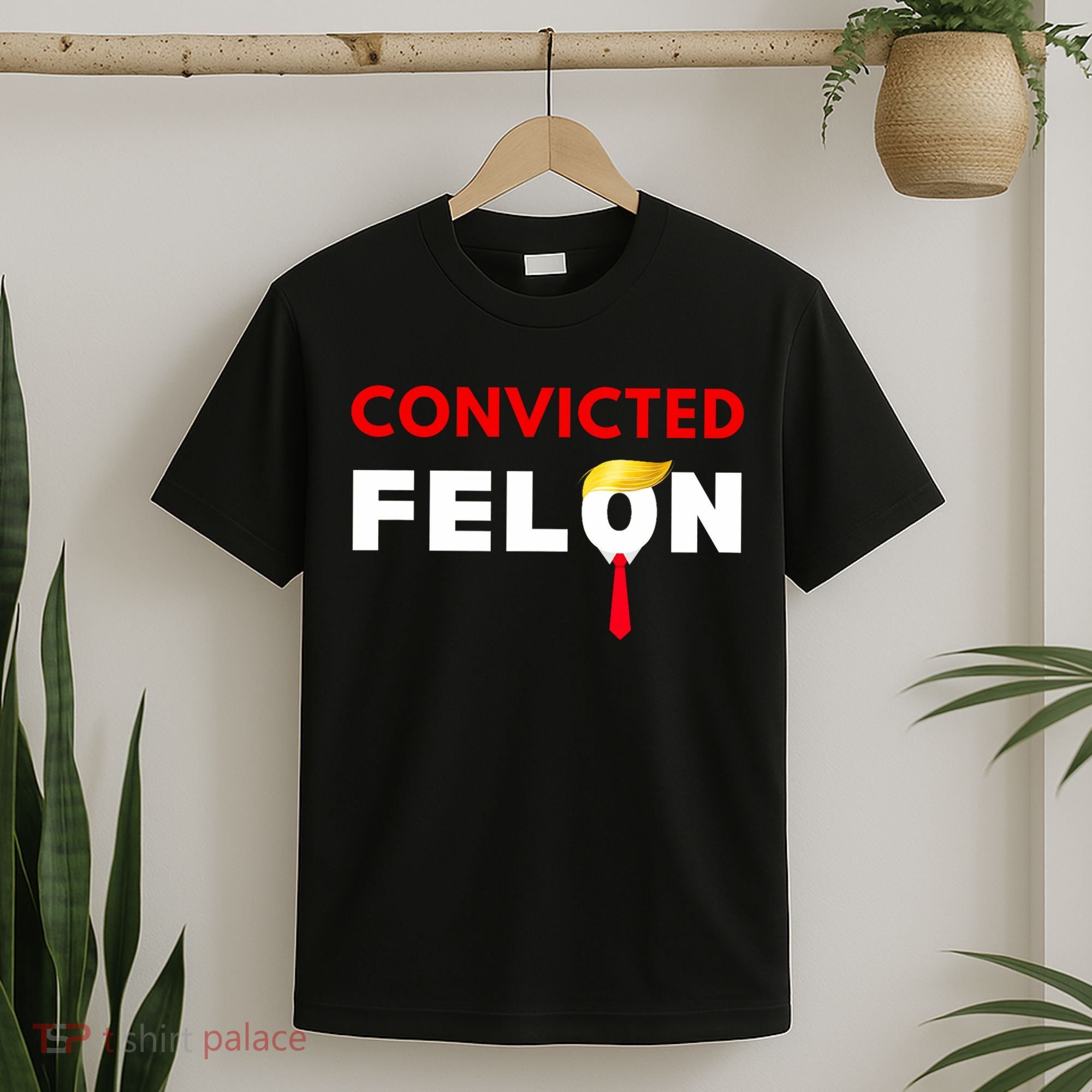 Convicted Felon Donald Trump Guilty Lock Him Up Trump Prison T-Shirt