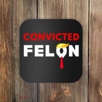 Convicted Felon Donald Trump Guilty Lock Him Up Trump Prison Coaster thumb 0