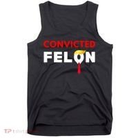 Convicted Felon Donald Trump Guilty Lock Him Up Trump Prison Tank Top thumb 0