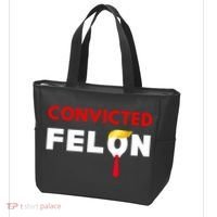 Convicted Felon Donald Trump Guilty Lock Him Up Trump Prison Tote Bag thumb 3