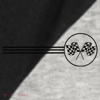Checker Flag Dirt Track Racing Checkered Flag Racing Rally Raglan Baseball Sleeve Shirt thumb 2