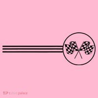Checker Flag Dirt Track Racing Checkered Flag Racing Rally Coaster thumb 2