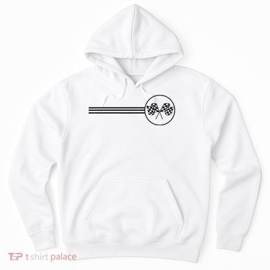 Checker Flag Dirt Track Racing Checkered Flag Racing Rally Hoodie