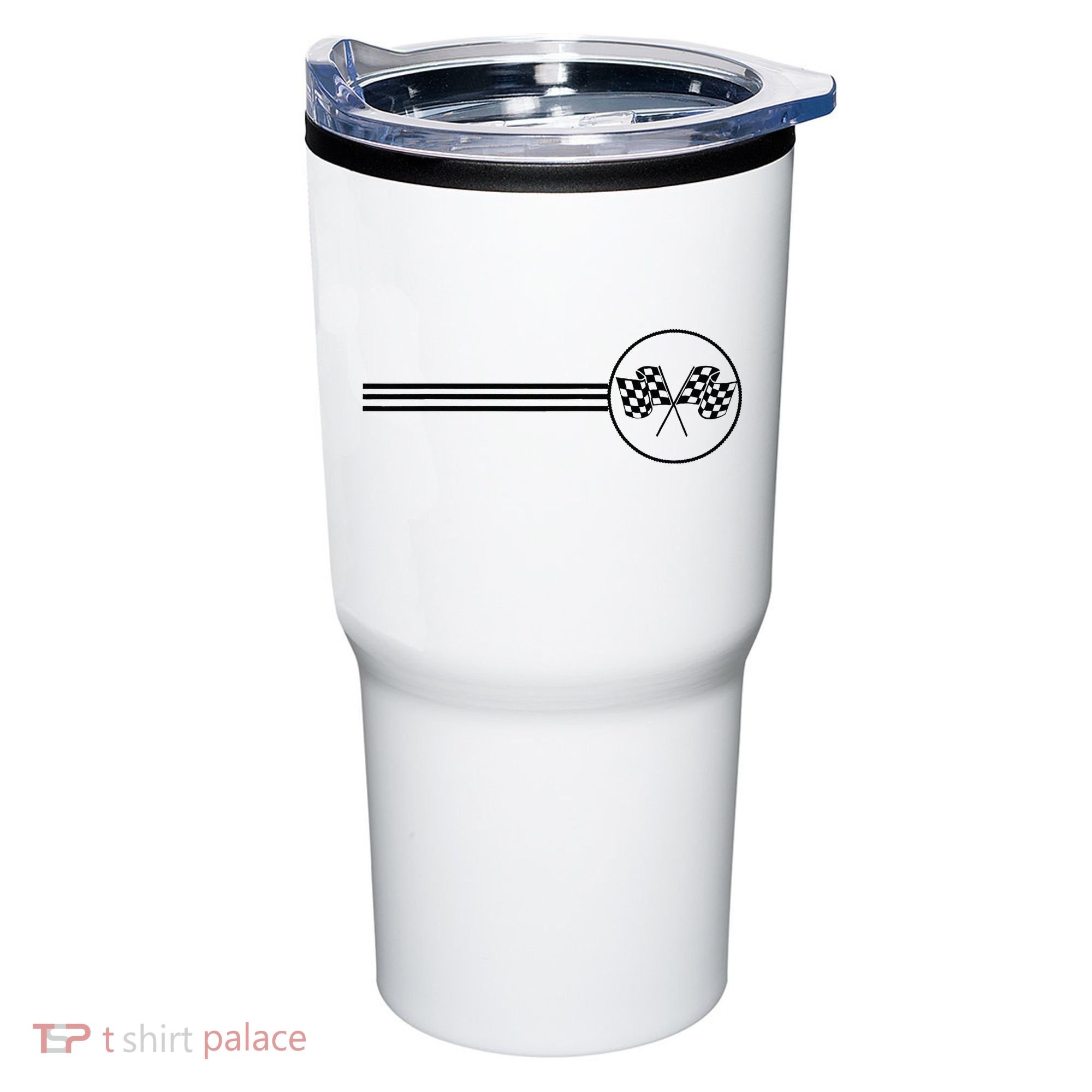 Checker Flag Dirt Track Racing Checkered Flag Racing Rally Tumbler