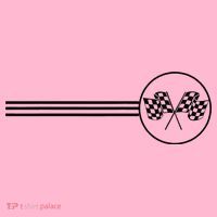 Checker Flag Dirt Track Racing Checkered Flag Racing Rally Coaster thumb 2