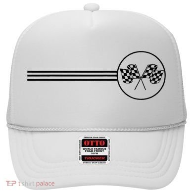 Checker Flag Dirt Track Racing Checkered Flag Racing Rally Hat