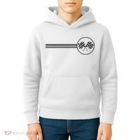 Checker Flag Dirt Track Racing Checkered Flag Racing Rally Kids Hoodie thumb 4