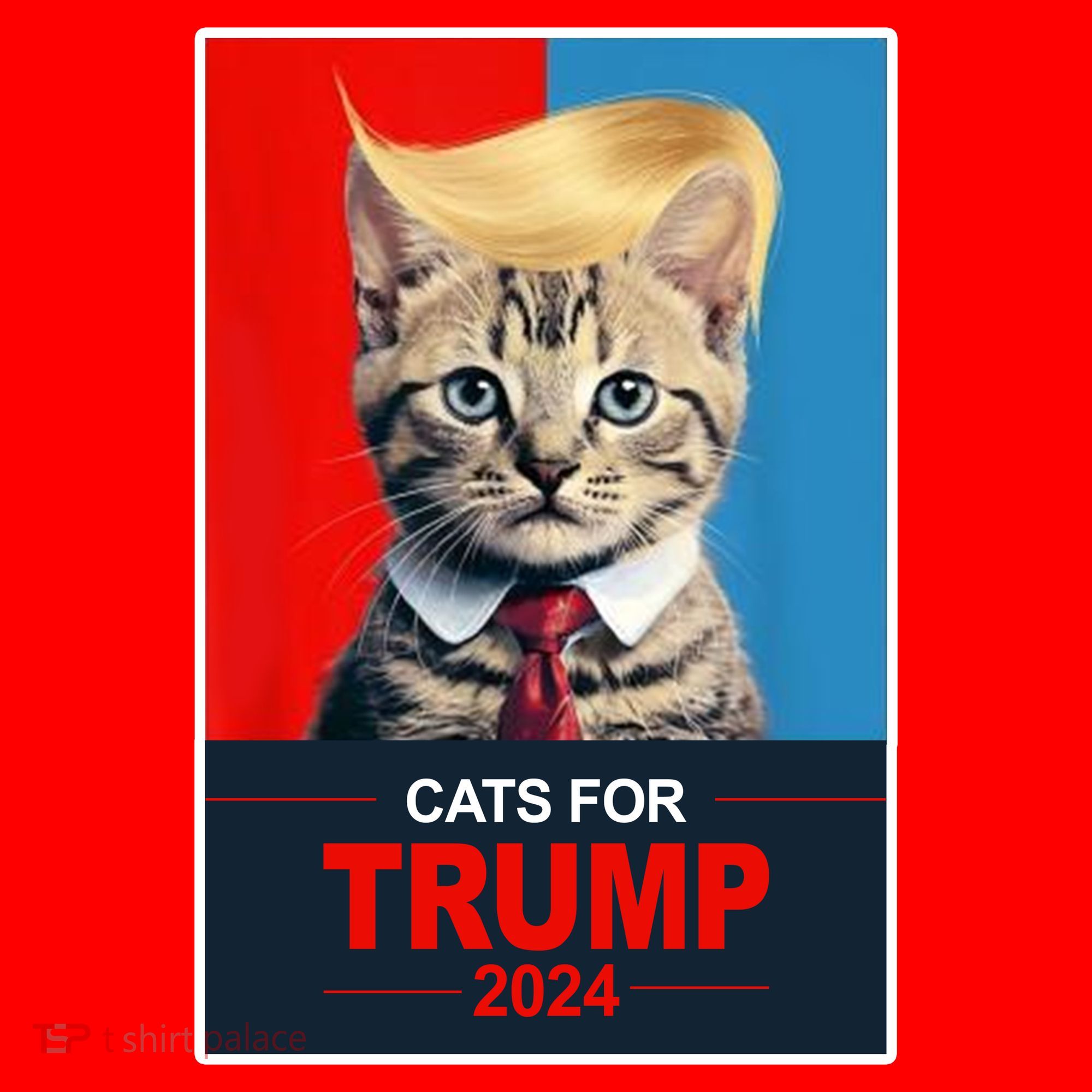 Cats For Donald Trump 2024 Election Santa Hat
