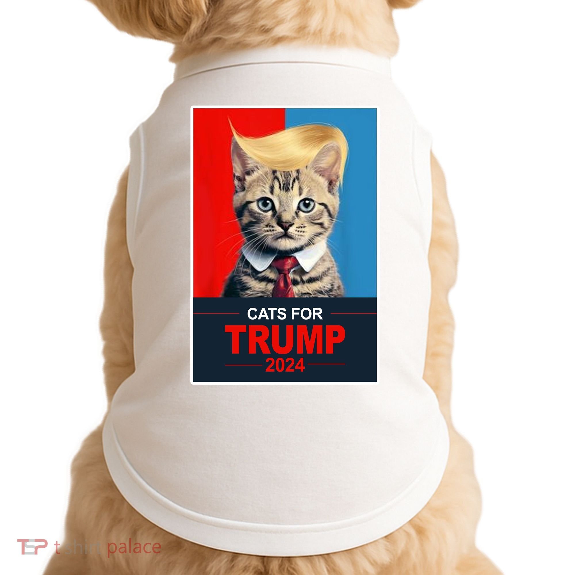 Cats For Donald Trump 2024 Election Doggie Tank