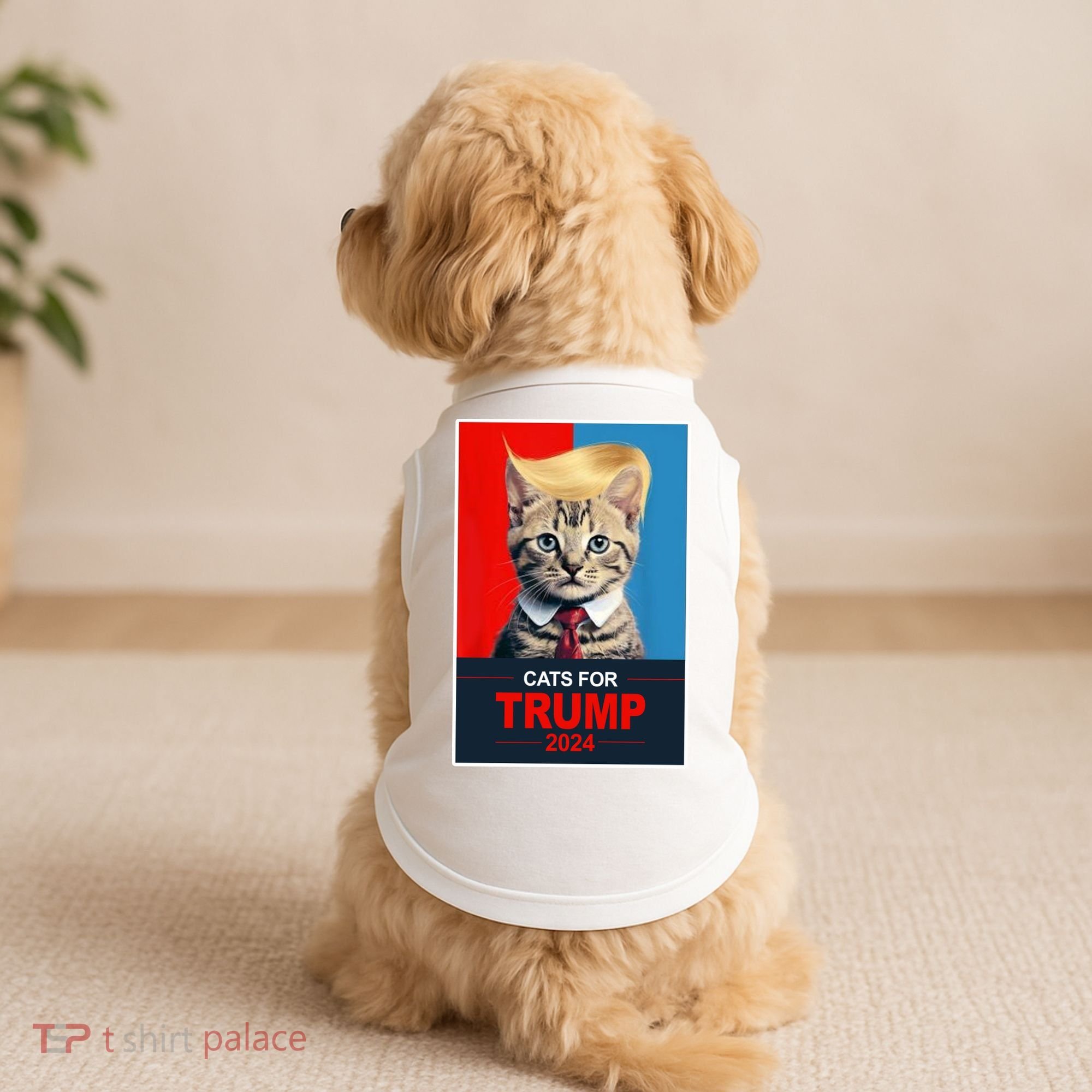 Cats For Donald Trump 2024 Election Doggie Tank