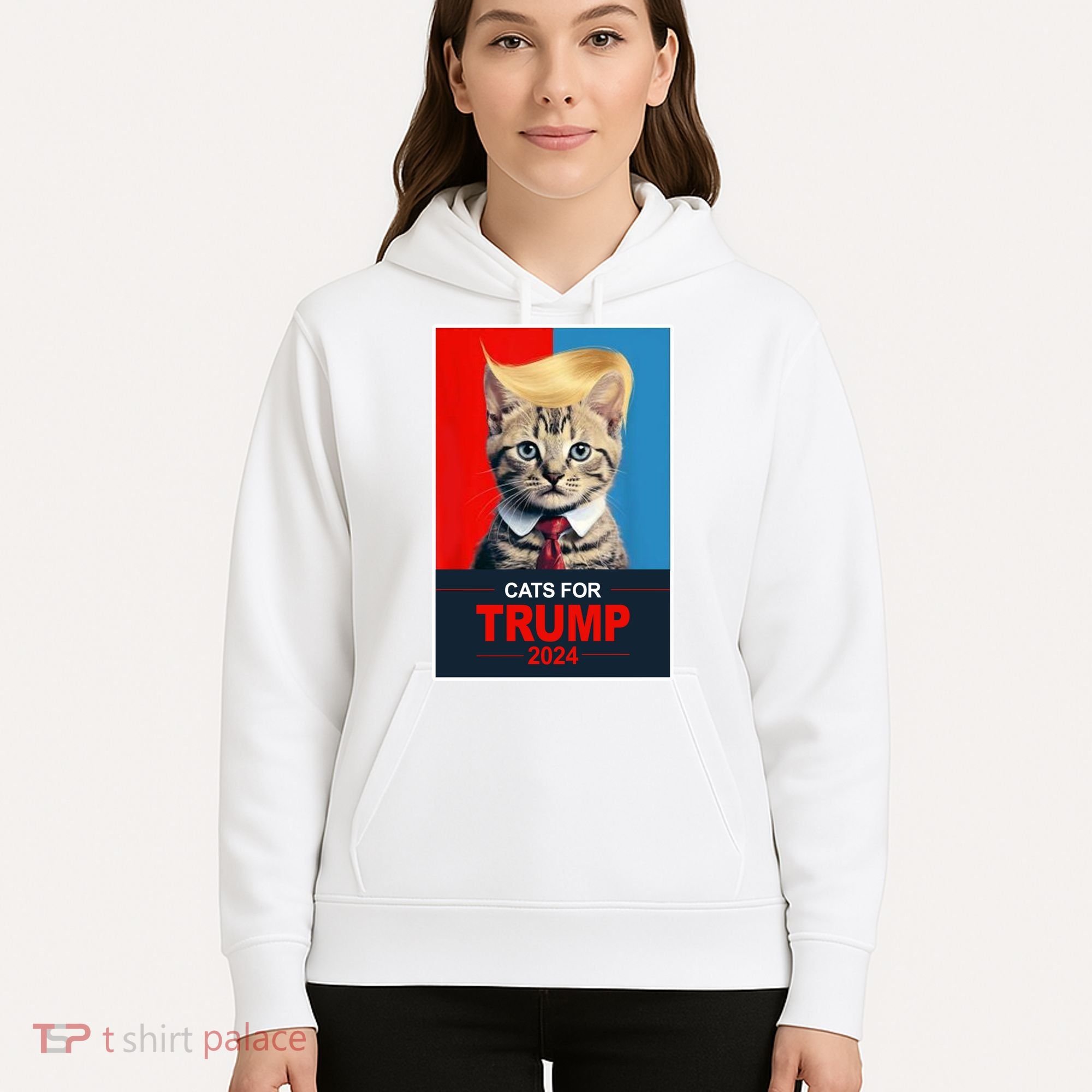 Cats For Donald Trump 2024 Election Hoodie