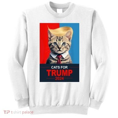 Cats For Donald Trump 2024 Election Sweatshirt