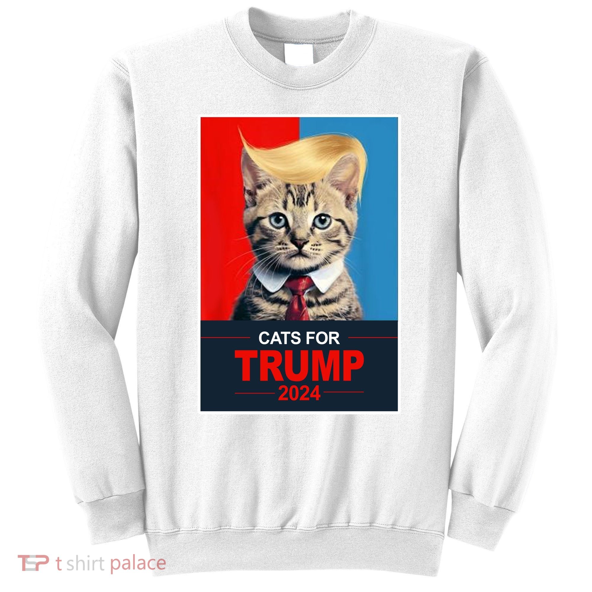 Cats For Donald Trump 2024 Election Sweatshirt