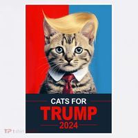 Cats For Donald Trump 2024 Election Sweatshirt thumb 3