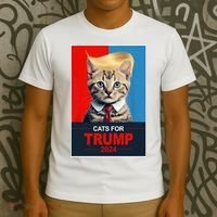 Cats For Donald Trump 2024 Election T-Shirt thumb 3