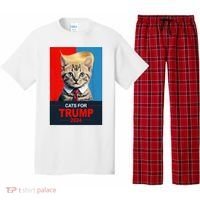 Cats For Donald Trump 2024 Election Pajama Set thumb 0