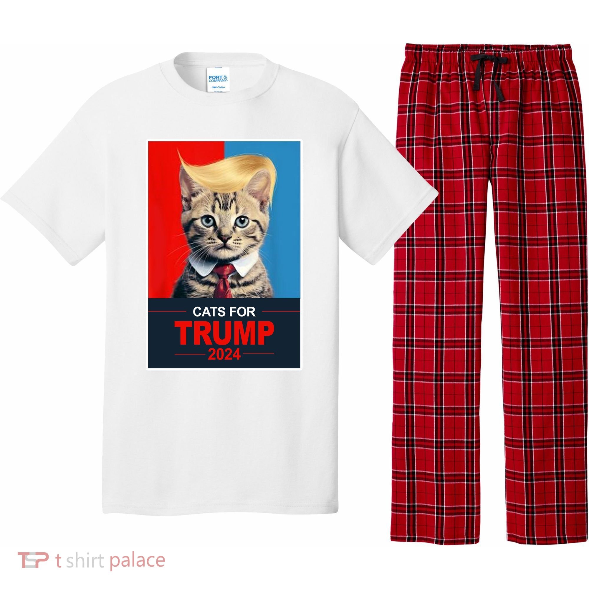 Cats For Donald Trump 2024 Election Pajama Set