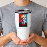 Cats For Donald Trump 2024 Election Tumbler thumb 2
