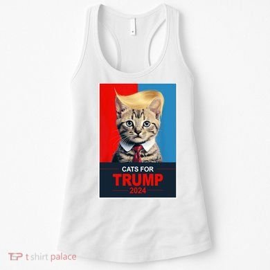 Cats For Donald Trump 2024 Election Women's Tank Top