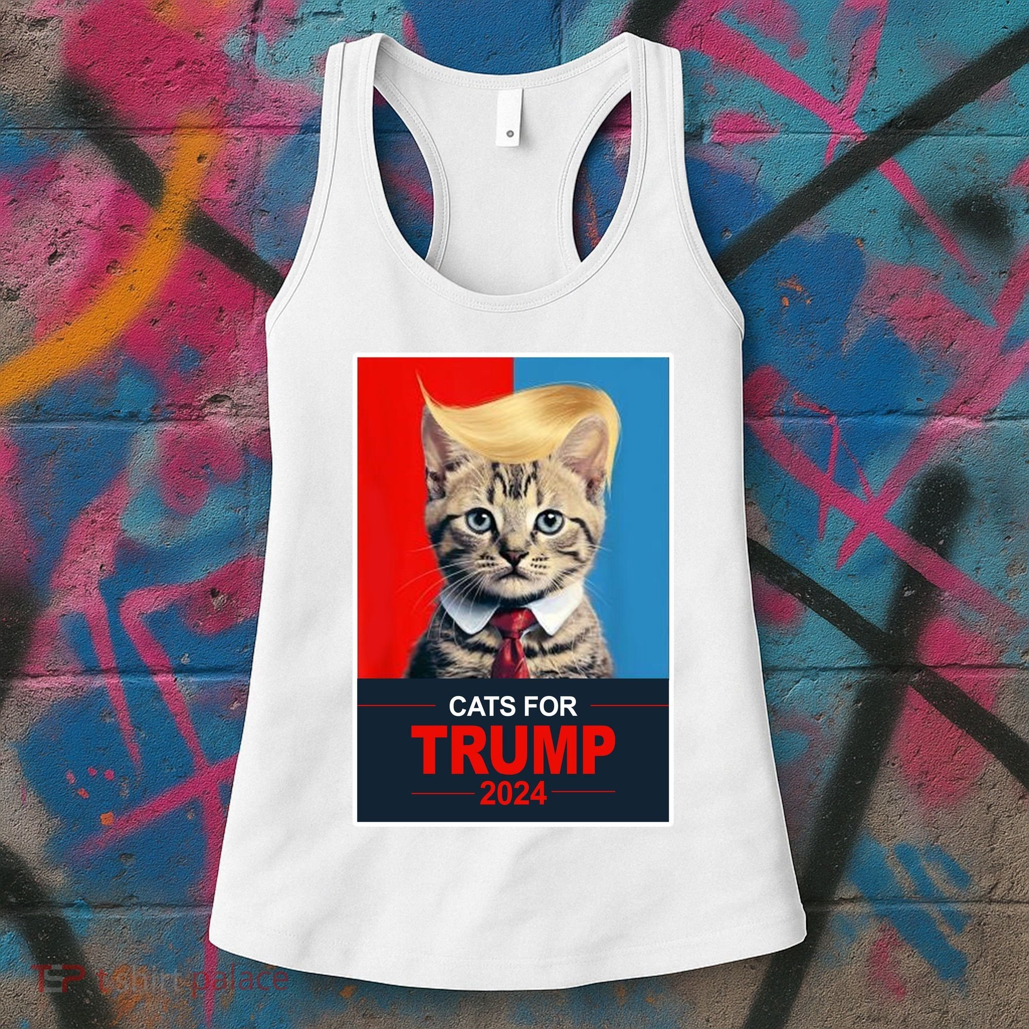 Cats For Donald Trump 2024 Election Women's Tank Top