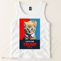 Cats For Donald Trump 2024 Election Tank Top thumb 2