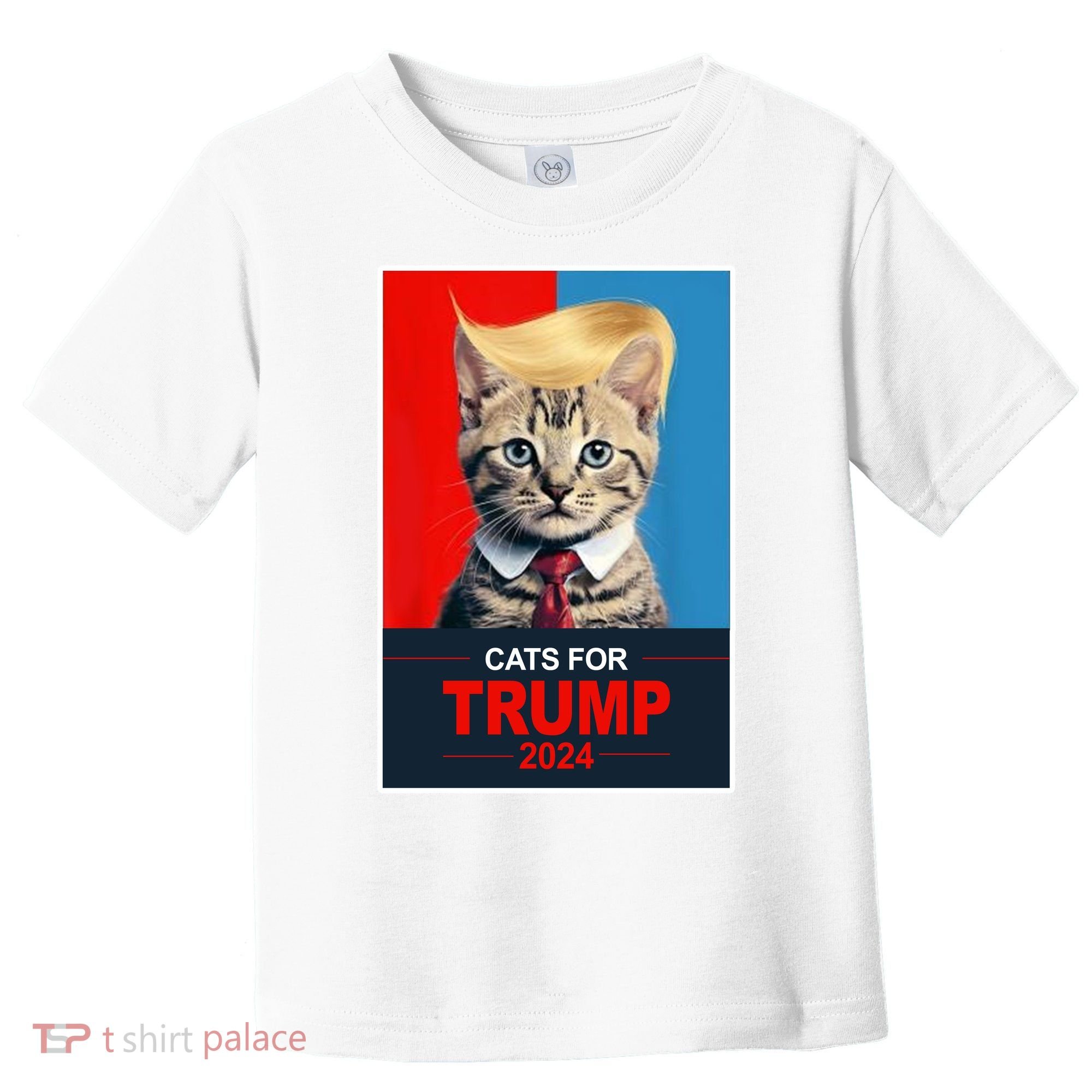 Cats For Donald Trump 2024 Election Toddler T-Shirt