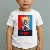 Cats For Donald Trump 2024 Election Toddler T-Shirt thumb 2