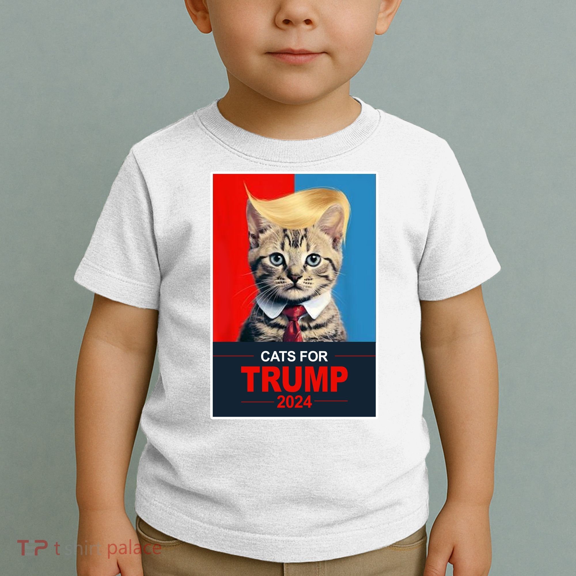 Cats For Donald Trump 2024 Election Toddler T-Shirt