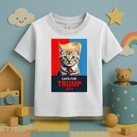 Cats For Donald Trump 2024 Election Toddler T-Shirt thumb 3