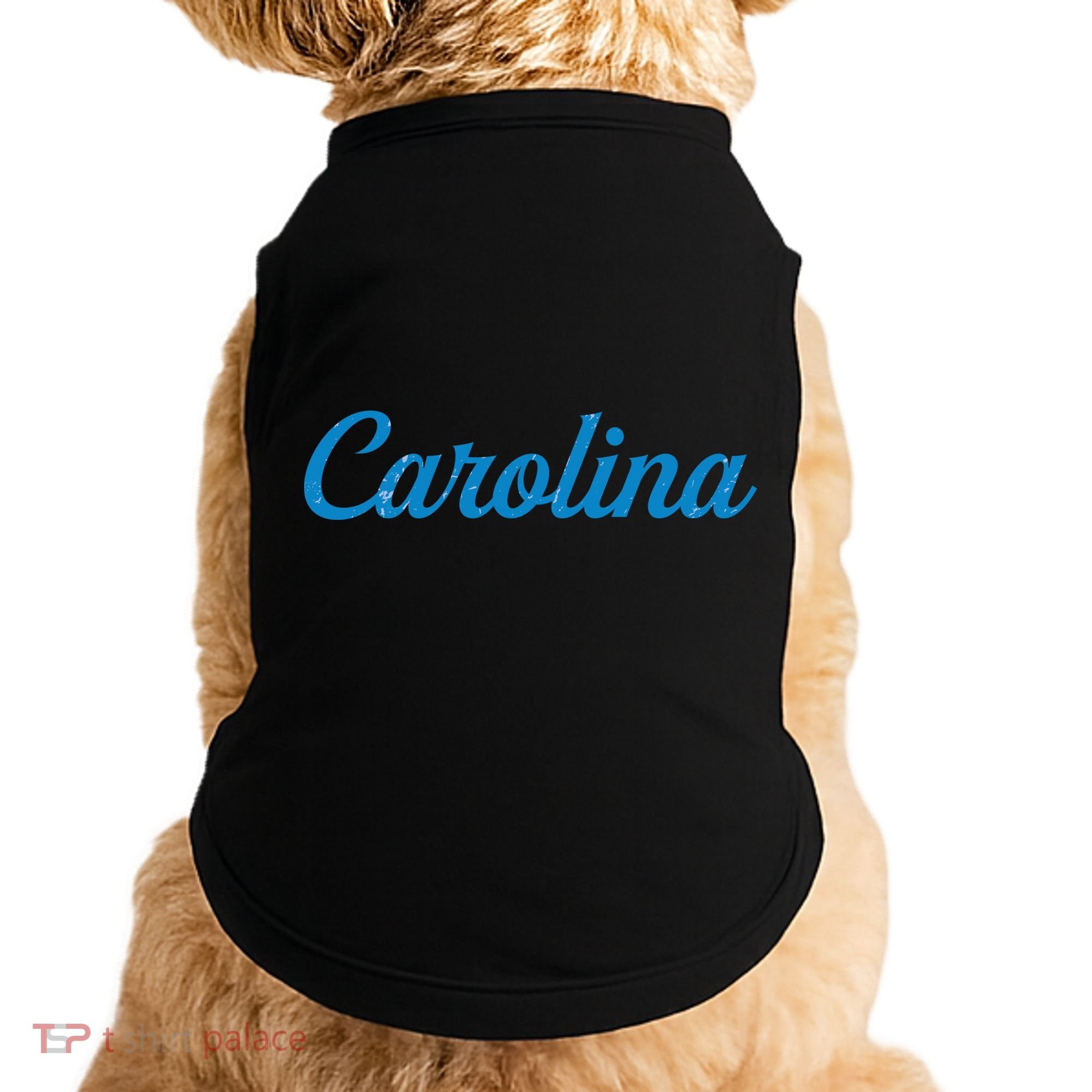 Carolina Football Distressed Doggie Tank