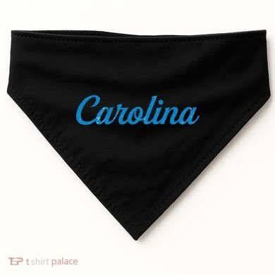 Carolina Football Distressed USA-Made Doggie Bandana