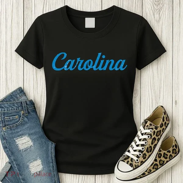 Carolina Football Distressed Women's T-Shirt
