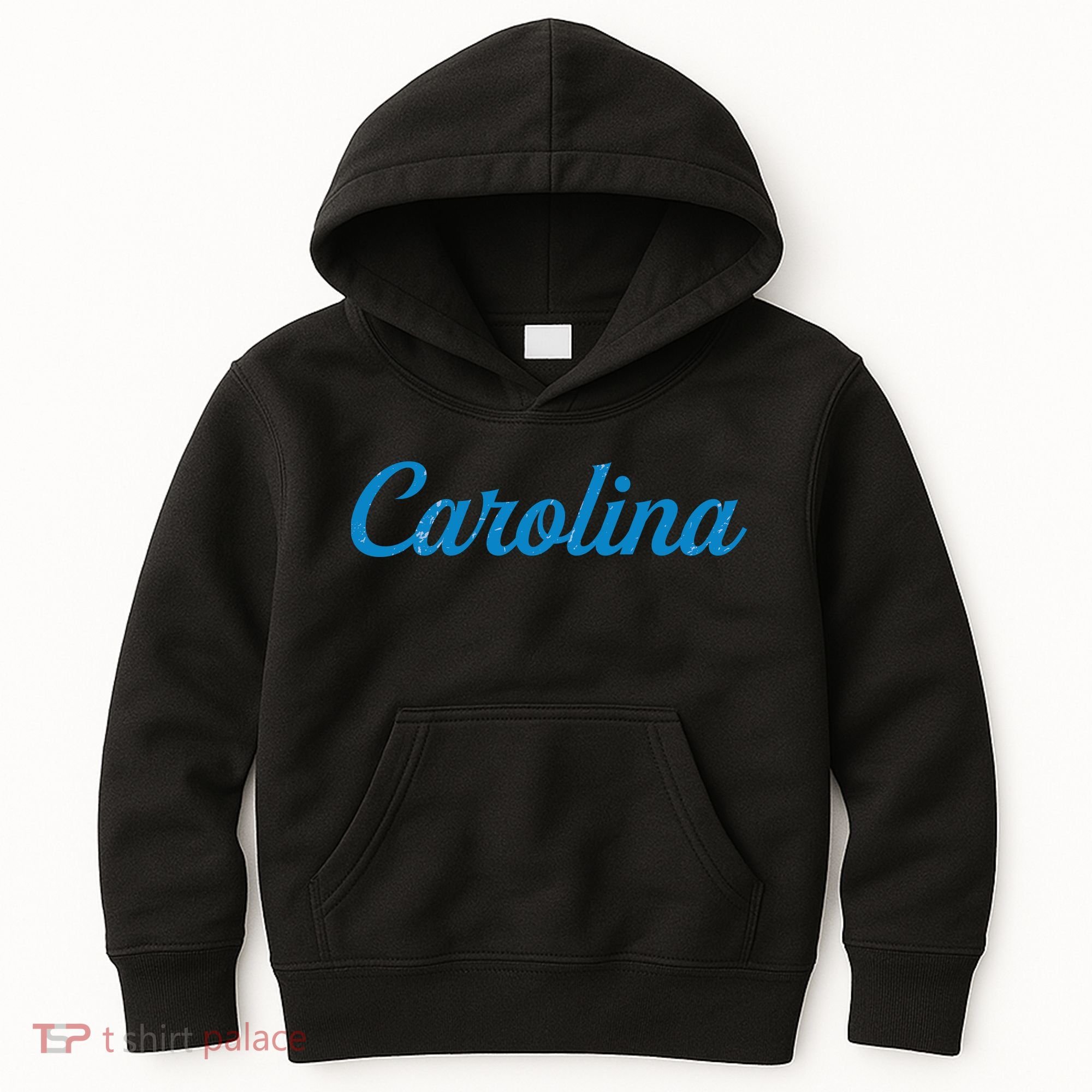 Carolina Football Distressed Kids Hoodie