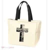Christian Fathers Day Gifts Religious Blessed Dad Cross Tote Bag thumb 3