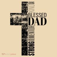 Christian Fathers Day Gifts Religious Blessed Dad Cross Tote Bag thumb 4
