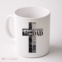 Christian Fathers Day Gifts Religious Blessed Dad Cross Coffee Mug thumb 0