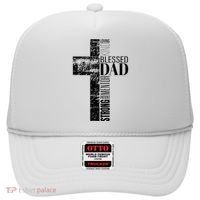 Christian Fathers Day Gifts Religious Blessed Dad Cross Hat thumb 0