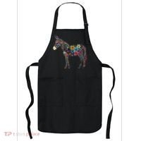 Cute Flower Donkey On Summer Floral Donkey Apron thumb 0