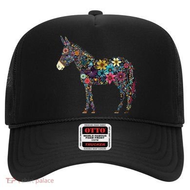 Cute Flower Donkey On Summer Floral Donkey Hat