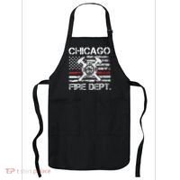 Custom Fire Department Thin Red Line Flag Personalize City Or State Apron thumb 0
