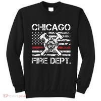 Custom Fire Department Thin Red Line Flag Personalize City Or State Sweatshirt thumb 0