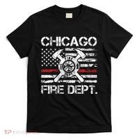 Custom Fire Department Thin Red Line Flag Personalize City Or State T-Shirt thumb 0