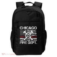 Custom Fire Department Thin Red Line Flag Personalize City Or State Backpack thumb 0