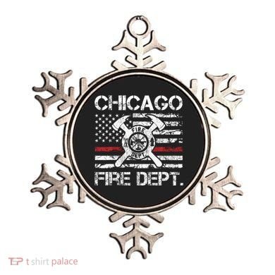 Custom Fire Department Thin Red Line Flag Personalize City Or State Ornament