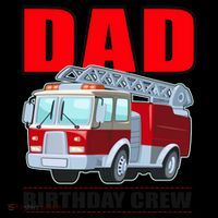 Cute Funny Dad Birthday Crew Firetruck Coffee Mug thumb 5