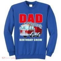 Cute Funny Dad Birthday Crew Firetruck Sweatshirt thumb 0