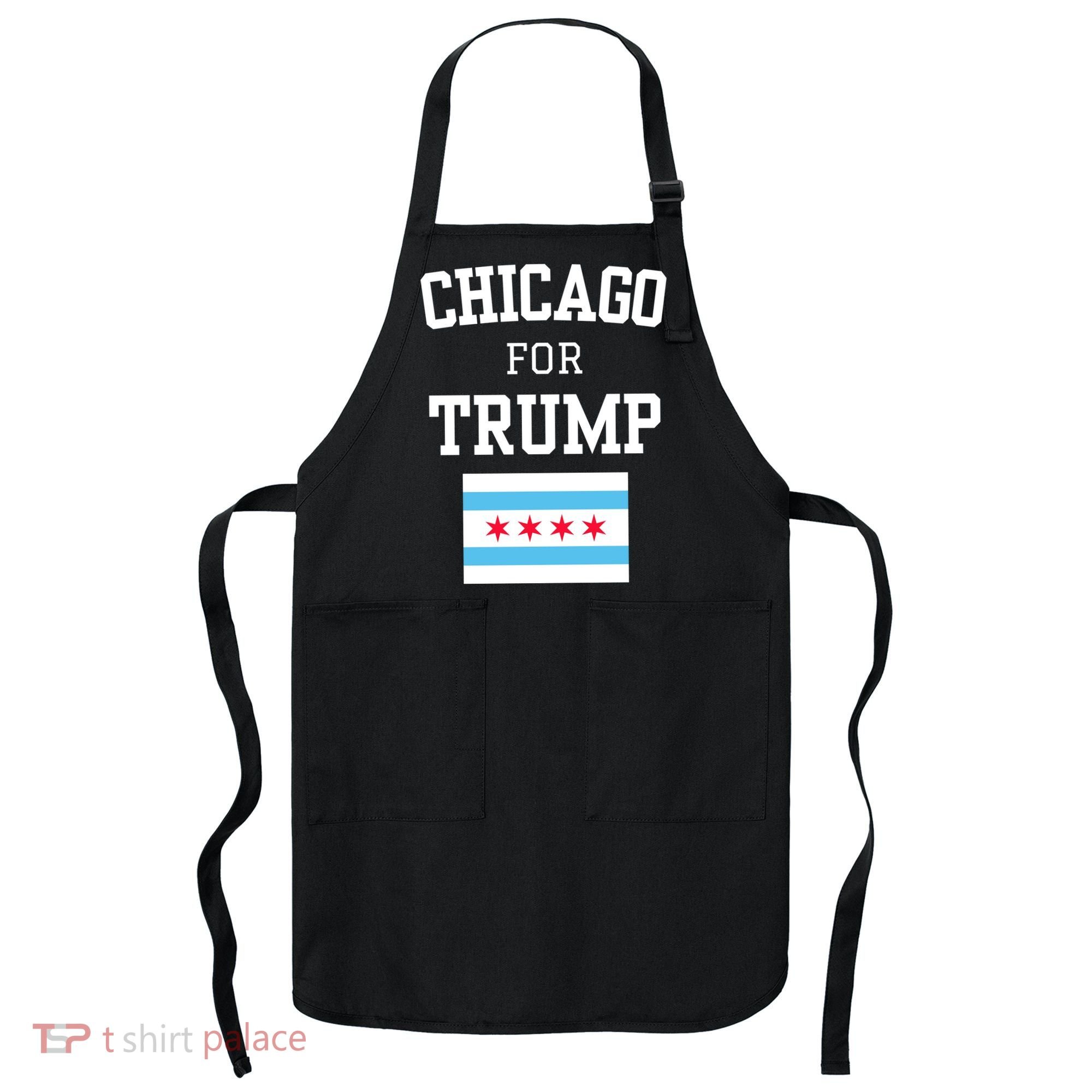 Chicago For Donald Trump 2024 Flag Apron