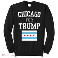 Chicago For Donald Trump 2024 Flag Sweatshirt thumb 0